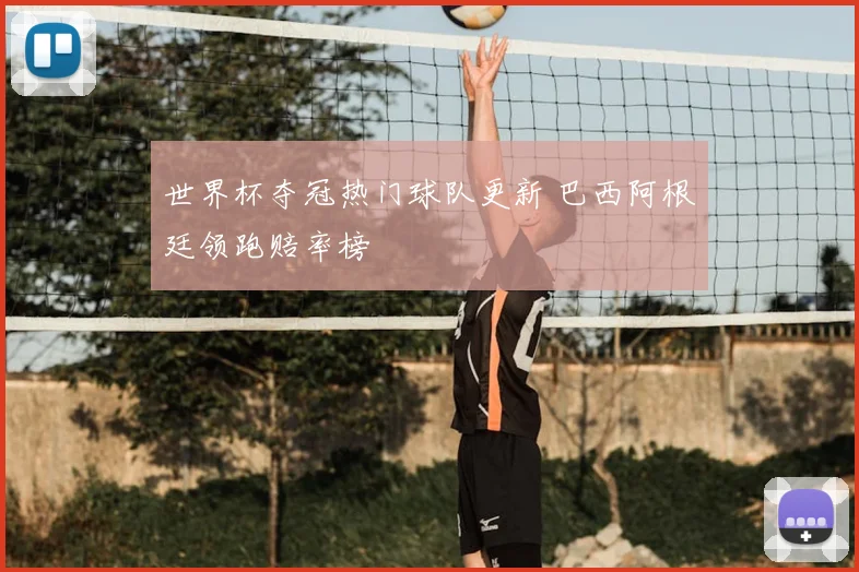 世界杯夺冠热门球队更新 巴西阿根廷领跑赔率榜